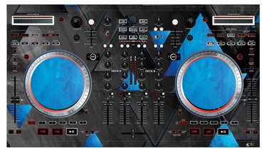 Numark NS 6 Skin Metallic Bermuda Blue
